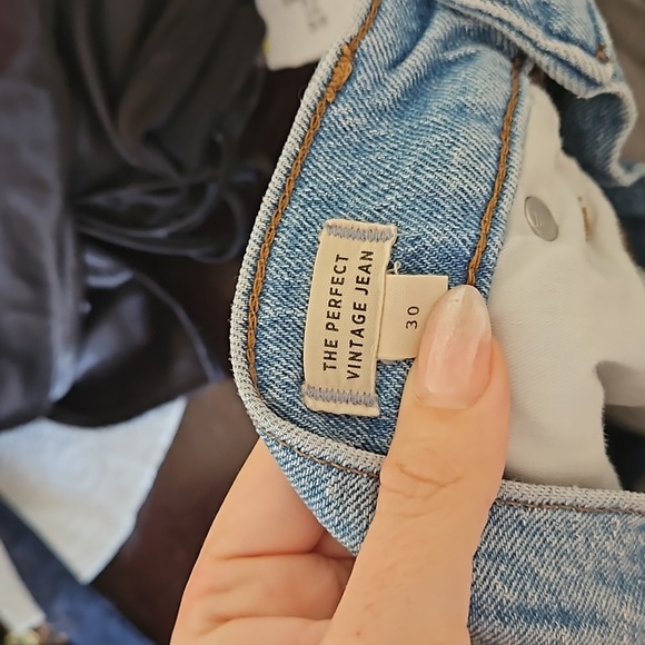 Madewell The Perfect Vintage Ripped High Waist Jeans - Size 30 - Picture 5 of 5